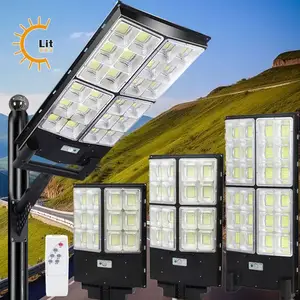 ABS 2000W 3000W 5000W Luz solar al aire libre LED 1800 vatios Luz de calle solar para estacionamiento Luz LED Solar