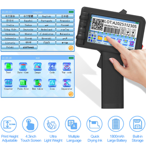 Impresora de Inyección de Tinta con Disolvente Ecológico, Buen Precio, Fácil de Usar, Impresión de Alta Precisión de 600 dpi, Impresora Manual para Cajas - Product Image 5