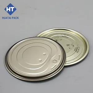 Wholesale Metal Can Lids Hot Sale 165mm Tinplate Easy Open End Cover Tin Can Caps