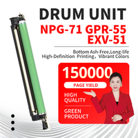 Unité de tambour compatible Apace NPG71 EXV51 pour Canon IRC5535 5540 5550, kit de cartouche de tambour pour copieur couleur, qualité supérieure, approvisionnement en gros