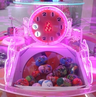 Machine de jeu d'arcade commerciale de haute qualité 4 joueurs rose machine à bonbons cadeau à jetons