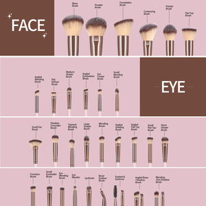 MAANGE Nueva Llegada, 30 Piezas, Brochas de Maquillaje Rosas, Juego de Brochas Cosméticas de Lujo Profesionales al por Mayor, Juego de Brochas de Maquillaje Profesional - Product Image 2