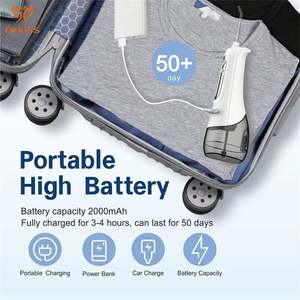 Pakiss เครื่องขัดฟันไร้สายแบบพกพาพร้อมวัสดุพลาสติกแรงดัน3ระดับสำหรับใช้ในครัวเรือนและโรงแรม - Product Image 4