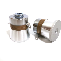 Piezo transduser ultrasonik, berbagai daya 50w 60w 100w 120w Sensor 28khz untuk mesin pembersih
