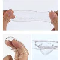 Ensemble de 2 anneaux péniens en silicone TPE avec fonction de retardement de l'éjaculation et extenseur de gland