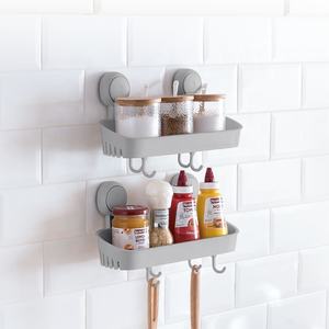 Estante organizador de almacenamiento de especias de cocina de pared estante colgante de alta resistencia doble estante de almacenamiento organizador de especias soporte de especias Vertical - Product Image 3