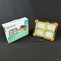 Projecteur LED solaire rechargeable pour extérieur 30W IP66, lampe de travail d'urgence, source de lumière portable pour aménagement paysager et camping