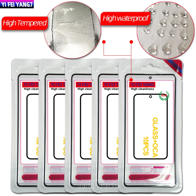 شاشة أمامية تعمل باللمس LCD عالية النقاء زجاجية + OCA لسامسونج غالاكسي a24 a05 s a15 a25 a15 5G f04 f14 f34 بسعر المصنع والجملة