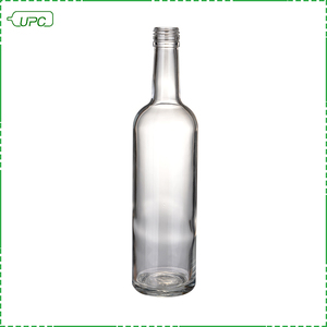 Factory <strong>Fancy</strong> Shaped Rum extra Super Flint Screw Cork Top Whiskey <strong>Gin</strong> 750ml Square Vodka Glass Bottle - Product Image 2