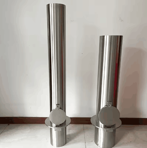 เสาจอดรถแบบถอดออกได้กั้นความปลอดภัยบนท้องถนนทำจากสเตนเลสสตีลเพื่อความปลอดภัยบนท้องถนน - Product Image 3