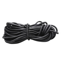 Cordon élastique noir robuste de 2,5 mm pour la confection de bijoux, la confection de perles et les travaux manuels
