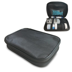 Sac pour lecteur de glycémie en tissu Oxford, étui pour instruments médicaux, rangement portable pour fournitures pour diabétiques JLD 351 - Product Image 4