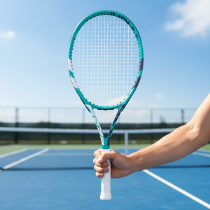 Raquetas de <span class=keywords><strong>tenis</strong></span> de precio de fábrica para adultos, raquetas de <span class=keywords><strong>tenis</strong></span> de 27 <span class=keywords><strong>pulgadas</strong></span> preensanchadas de aluminio o fibra de carbono de alta calidad - Product Image 1
