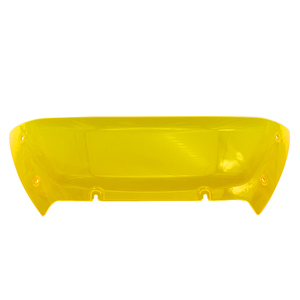 USO-HD-WIN021-YE ชิ้นส่วนบังลมหน้ารถแบบ Wave Front ขนาด 4.5 นิ้ว ทำจากวัสดุ PC สำหรับรถ Touring CVO Road Glide FLTRXSE ปี <span class=keywords><strong>2023</strong></span> 25+<span class=keywords><strong>RG</strong></span> - Product Image 2