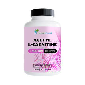 Cápsulas de Acetil L-Carnitina de Rápida Absorción, Pastillas Quemagrasas, Potenciador Nutricional, Suplemento de 1500 mg de L-Carnitina para la Pérdida de Peso - Product Image 1