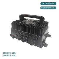 Chargeur embarqué 3,3 kW 96 V 32 A, chargeur étanche 72 V 40 A 110 VDC pour chariot élévateur, moto