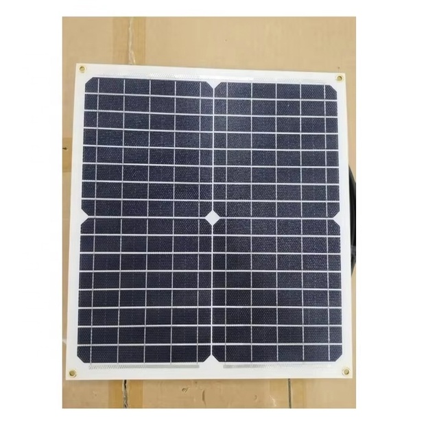 30W Thin Film Flexible Monocrystalline Solar Panel 100-340W Range Lightweight ETFE/PET Cover IP67 Junction Box 20% Efficiency