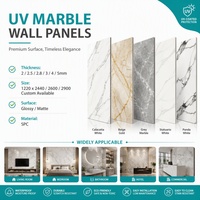Papier peint autocollant imperméable, panneau mural auto-adhésif, feuille de marbre UV