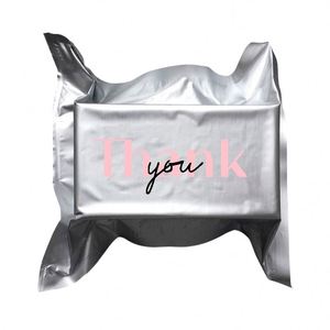 Custom LOGO Vacuum Mailer for Packaging Clothing Mailing <b>Bag</b> <b>Silver</b> Small Medium Big Shipping <b>Bags</b> for Hoodies - Product Image 1