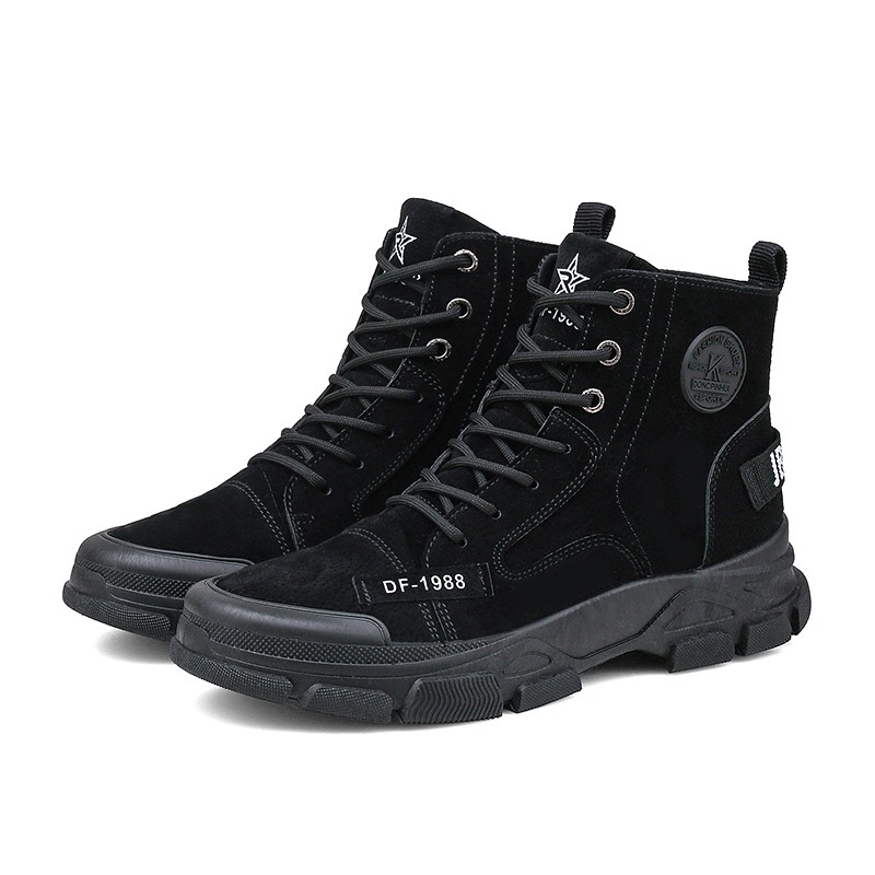 Модные мужские походные ботинки на шнуровке