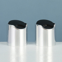 Capuchons en aluminium-plastique argentés 24-415 pour flacon de shampoing, capuchons en plastique, capuchons métallisés argentés