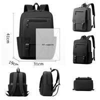 Sac à dos unisexe grande capacité 20-35L pour homme et femme, tendance, pour ordinateur portable, avec fermeture éclair, imperméable, en polyester Oxford, avec coussin d'air et ceinture, idéal pour les affaires