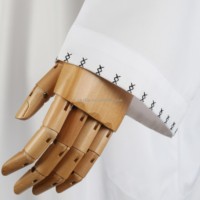 Moins cher Style qatari manches longues robe arabe caftan Jubbah Jalabya ethnique Lelaki Kandura vêtements musulmans Thobe homme taille