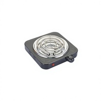 Vente directe d'usine, plaque chauffante électrique de haute qualité, 1000W, adaptée à tous les types d'ustensiles de cuisine