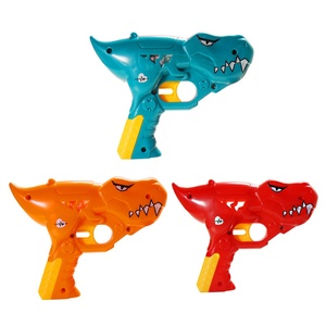 Hot Selling Funny Plastic Dinosaur Shape <strong>Gun</strong> with <strong>Lollipop</strong> and Jelly Bean Candy Cartoon Toys for Boys and Girls EN71 Certified - Product Image 1
