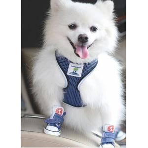 2025 prix de gros chaussures d'hiver imperméables pour chiens avec semelles antidérapantes-<span class=keywords><strong>Protection</strong></span> contre la <span class=keywords><strong>neige</strong></span>/glace pour <span class=keywords><strong>pattes</strong></span> en toile bleue denim - Product Image 5