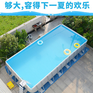Piscina Rectangular Intex con Marco, Tamaño Grande, para Uso Familiar al Aire Libre - Product Image 3