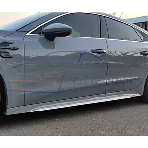 Kit de Carrocería para <span class=keywords><strong>A7</strong></span>, Faldones Laterales Plateados de PP, RS7 S7 2019 2020 2021 <span class=keywords><strong>2022</strong></span> - Product Image 4