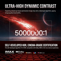 Projecteur Cinéma Laser N-XGIMI T10 0.78DMD 5000 CVIA HDR avec Haut-parleurs 12W*2, 4K, 3D Intégré pour Usage Domestique