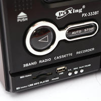 Radio multibandes multifonction, lecteur de cassettes vintage à volume élevé, enregistreur radio, haut-parleur intégré, radio FM AM, lecteur USB MP3