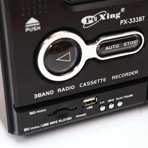Radio Multibanda Multifunción de Alto Volumen, Reproductor de Cintas Antiguo, Grabadora de Radio, Altavoz Integrado, Banda FM/AM, Reproductor de MP3 con USB - Product Image 5