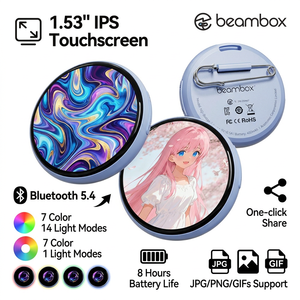 Beambox Niji E Badge Advanced Mystery Box: Badge Elettronico Intelligente per Anime, Cosplay, Comic Con e la Vita Otaku - Product Image 4