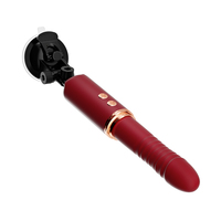 Automatische Stoß-Sexmaschine Vibrator mit Intelligenter Erwärmung 10 Modi Freihändig Saugnapf Wasserdicht Fernbedienung Aufladbar