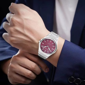 Luxury Business Personalized Mens <b>Watch</b> Quartz Movet Ultra Thin Stainless Steel Simple Night Light Waterproof <b>Watch</b> - Product Image 3