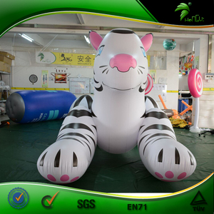 Hongyi PVC0.4mm พองเสือขาวพองโกหกการ์ตูนบอลลูนพองเซ็กซี่ของเล่นจิ๋ม - Product Image 1