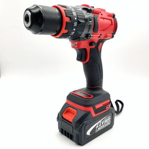 Lithium Electric Drill 21V Brushless Motor Variable Speed Cordless <b>Power</b> <b>Tool</b> With Two Batteries And Charger For Household Use - Product Image 2