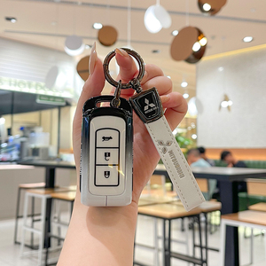 เคสกุญแจรถยนต์โลหะผสมสังกะสี ซิลิกา<span class=keywords><strong>เจ</strong></span>ล สำหรับมิตซูบิชิ เอาท์แลนเดอร์ อีคลิปส์ ครอส เอเอสเอ็กซ์ <span class=keywords><strong>ปา</strong></span><span class=keywords><strong>เจ</strong></span>โร แลคเซอร์ พร้อมพวงกุญแจ - Product Image 3