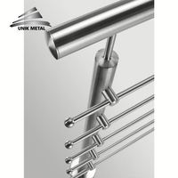 Main courante moderne en acier inoxydable pour balcon, bateau, véranda, garde-corps 201/304/316 Inox Installation DIY pour appartements et bateaux