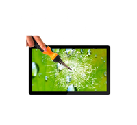 Display Iklan Android Ukuran Kecil 10.1 Inci Industrial Wifi Tablet Sentuh Pc HD Digital