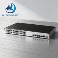Switch Gigabit PoE+ Administrado de 24 Puertos S5735-S24P4XEZ-V2, 4x 10G SFP+ Uplinks, Switch de Red Inteligente L3 para Puntos de Acceso Wi-Fi 6 y Dispositivos IoT