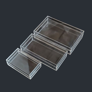 Dày Cao Cấp Hình Chữ Nhật Nhựa Trong Suốt <span class=keywords><strong>Acrylic</strong></span> Hộp Lưu Trữ Với Nắp Trang Trí Đồ Trang Sức Hiển Thị Pha Lê Hộp Nhỏ - Product Image 2