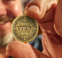 Pièce de monnaie porte-bonheur personnalisée en métal Fortune Challenge Coin pour machine à sous Amulettes Chance-Jeton de décision personnalisé Pièces de monnaie personnalisées en métal