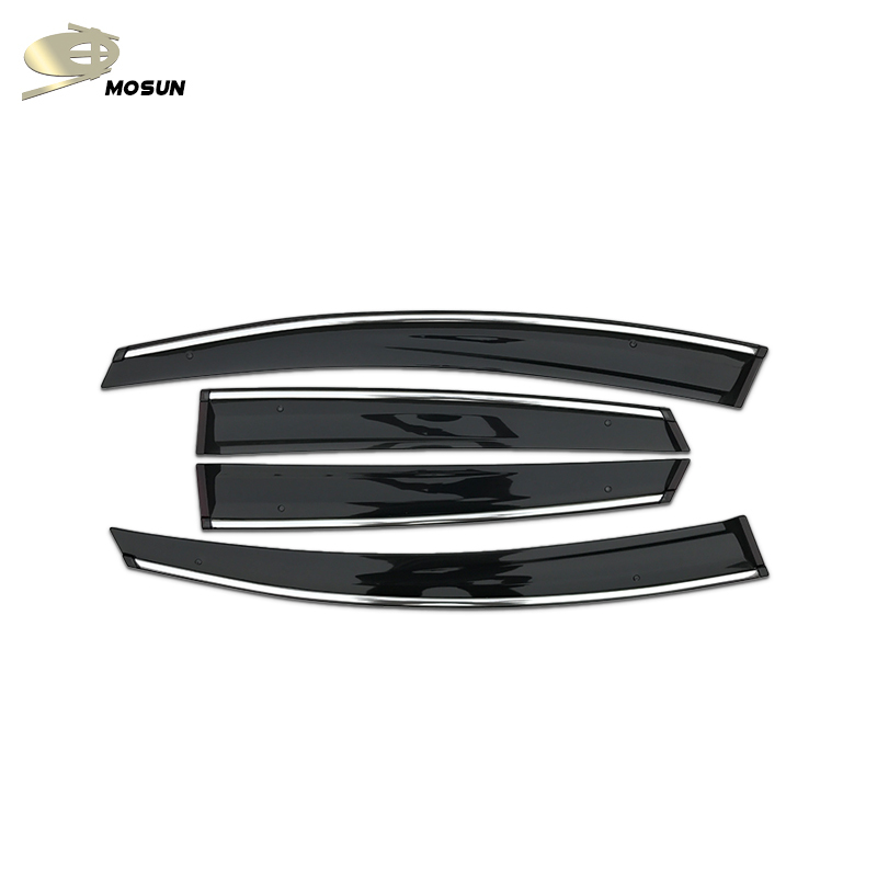 Circula Fresco Y Sin Ruido: Deflectores De Viento (Viseras) Con Clips Para Ford Fiesta HB 2017+ (2 Piezas)