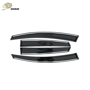 Pare-soleil de fenêtre MOSUN pour <span class=keywords><strong>FORD</strong></span> <span class=keywords><strong>FIESTA</strong></span> HB Hatchback 2009-2017, chrome, déflecteur de vent, pare-pluie - Product Image 2