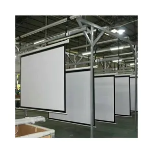 ホームシネマ会議室教育用の60 " - 500" 電子リフティングスクリーン電動プロジェクタースクリーン