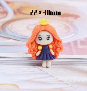 Figuras de dibujos animados de <span class=keywords><strong>resina</strong></span> epoxi para manualidades, Charms de <span class=keywords><strong>resina</strong></span> 3D populares para regalos de cumpleaños para niñas - Product Image 4